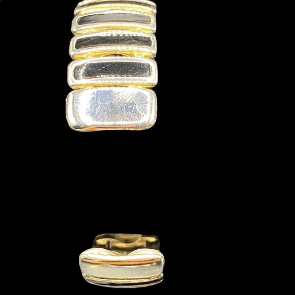 Napier silver black collar necklace with adjustable cuff bracelet silver black - Picture 5 of 13